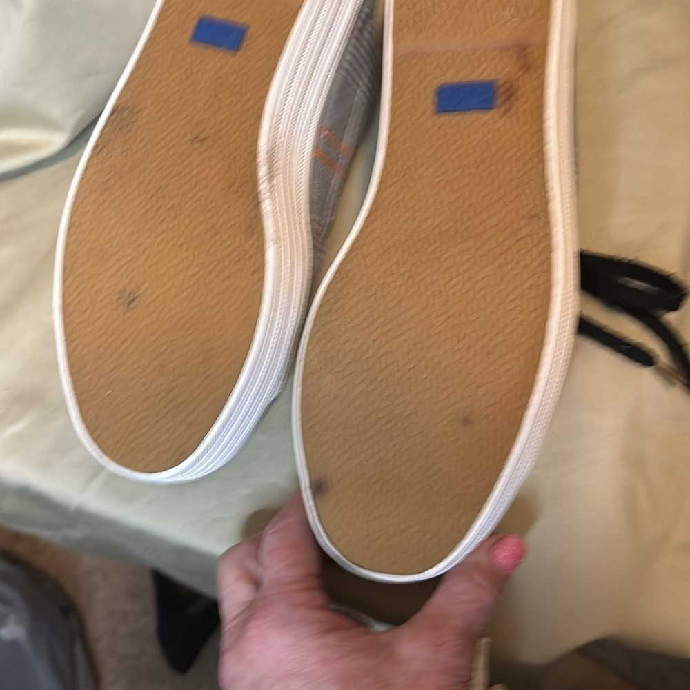 KEDS Triple Up plaid sneakers excellent condition super cute! Size 8.5 - Picture 12 of 15